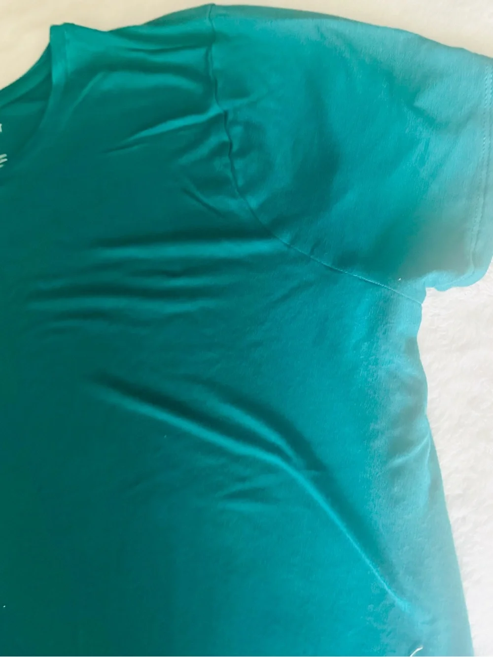 Nine West Women's Teal Crewneck Short-Sleeve Tee